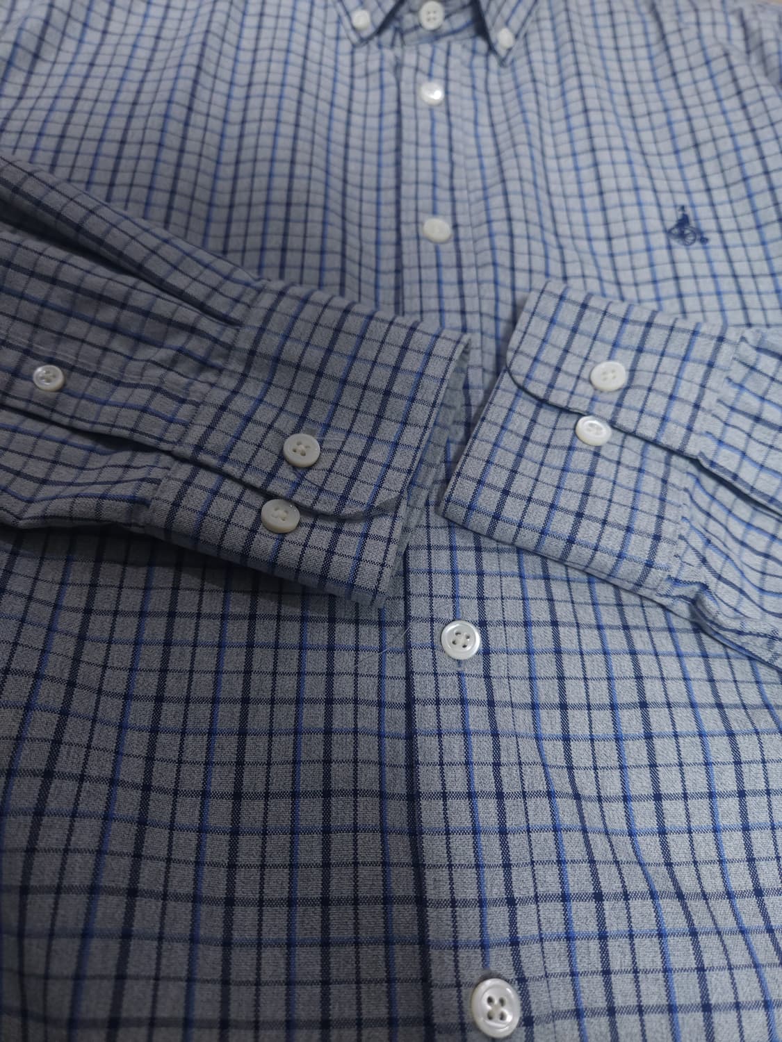 빈폴 긴팔 체크셔츠, XL(슬림핏) 상품이미지5