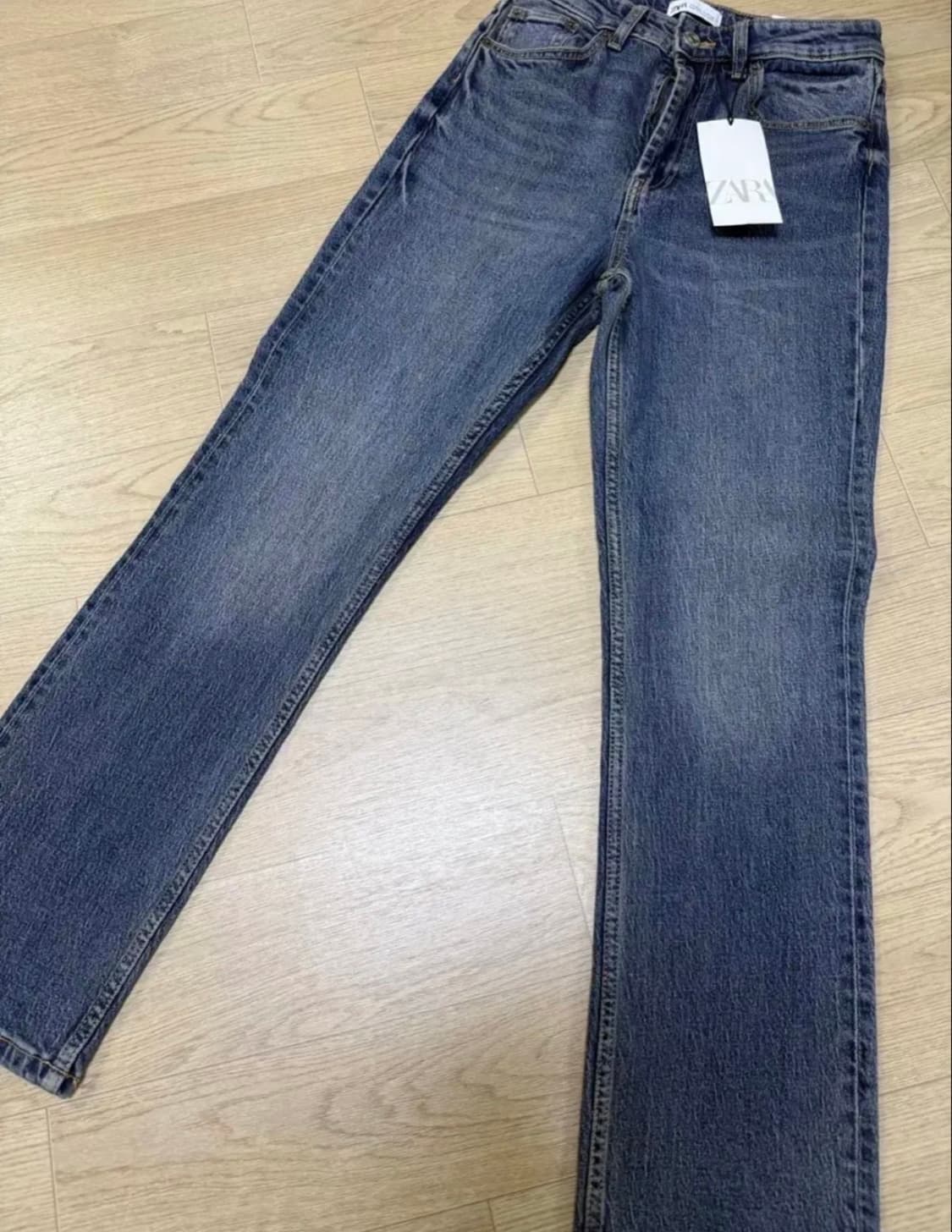 자라 하이웨스트 앵클 데님 청바지 (새상품 택 O/36사이즈) 상품이미지3