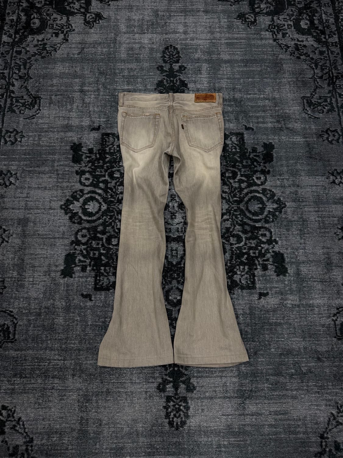 Goa 00s vintage grey boots cut denim pan 상품이미지6