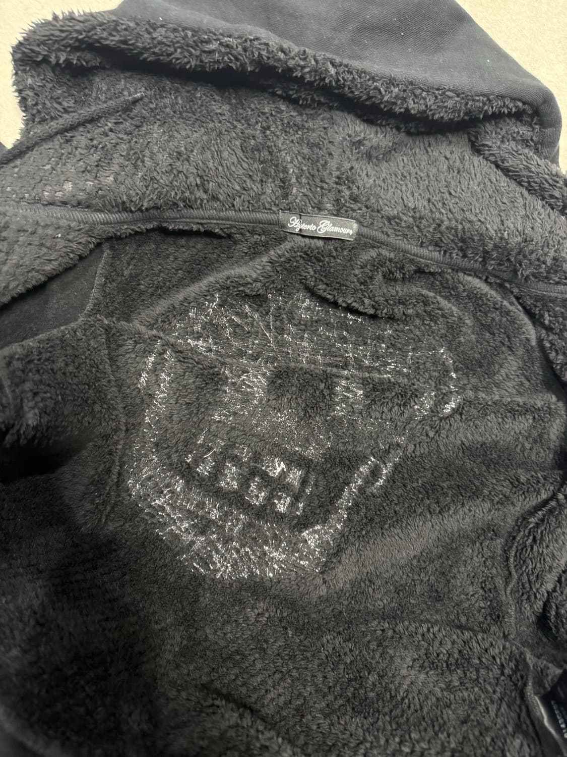 히스테릭 글래머 아카이브 해골 퍼 후드 집업 자켓 상품이미지8