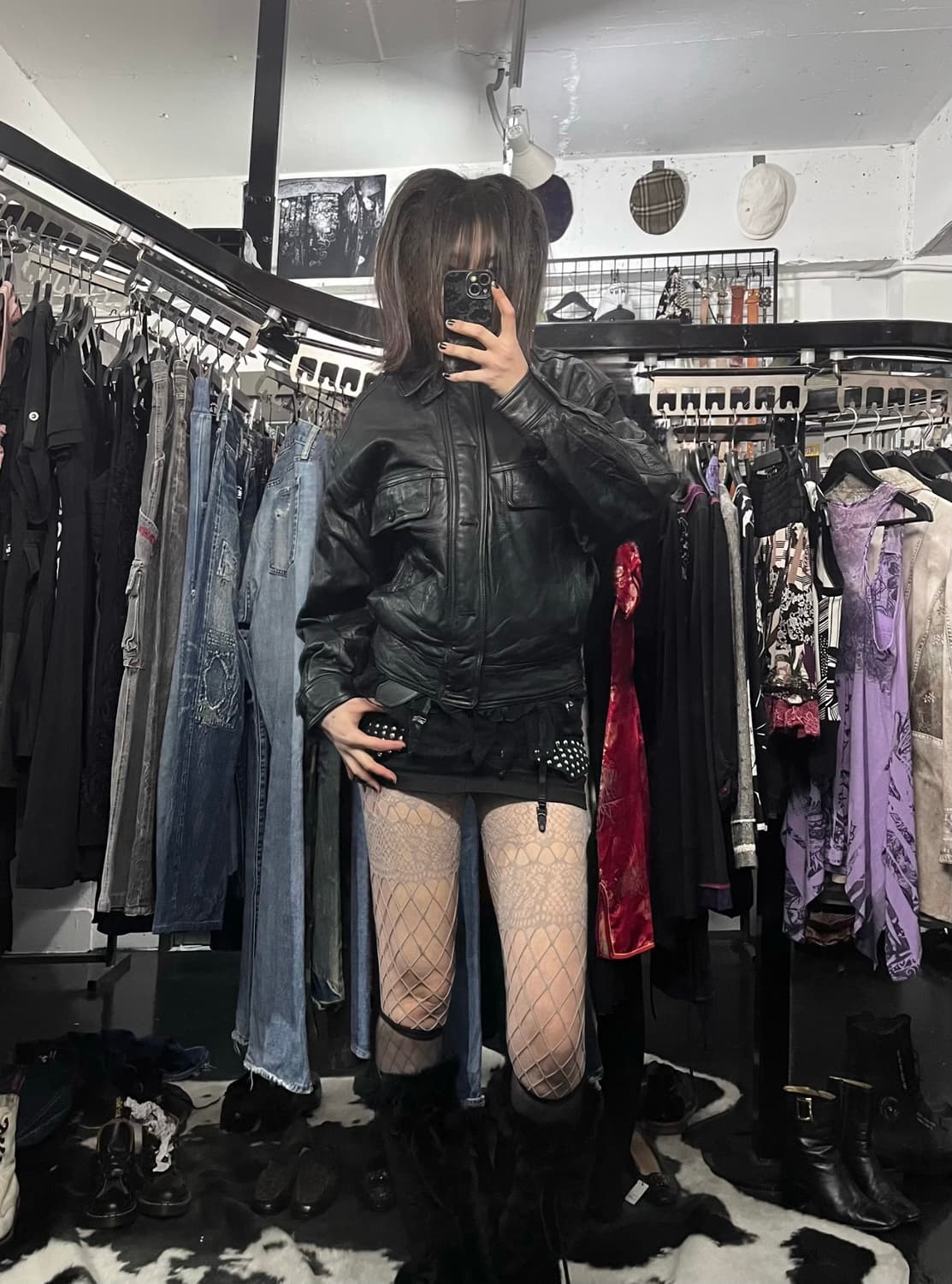 소 가죽 자켓 상품이미지1