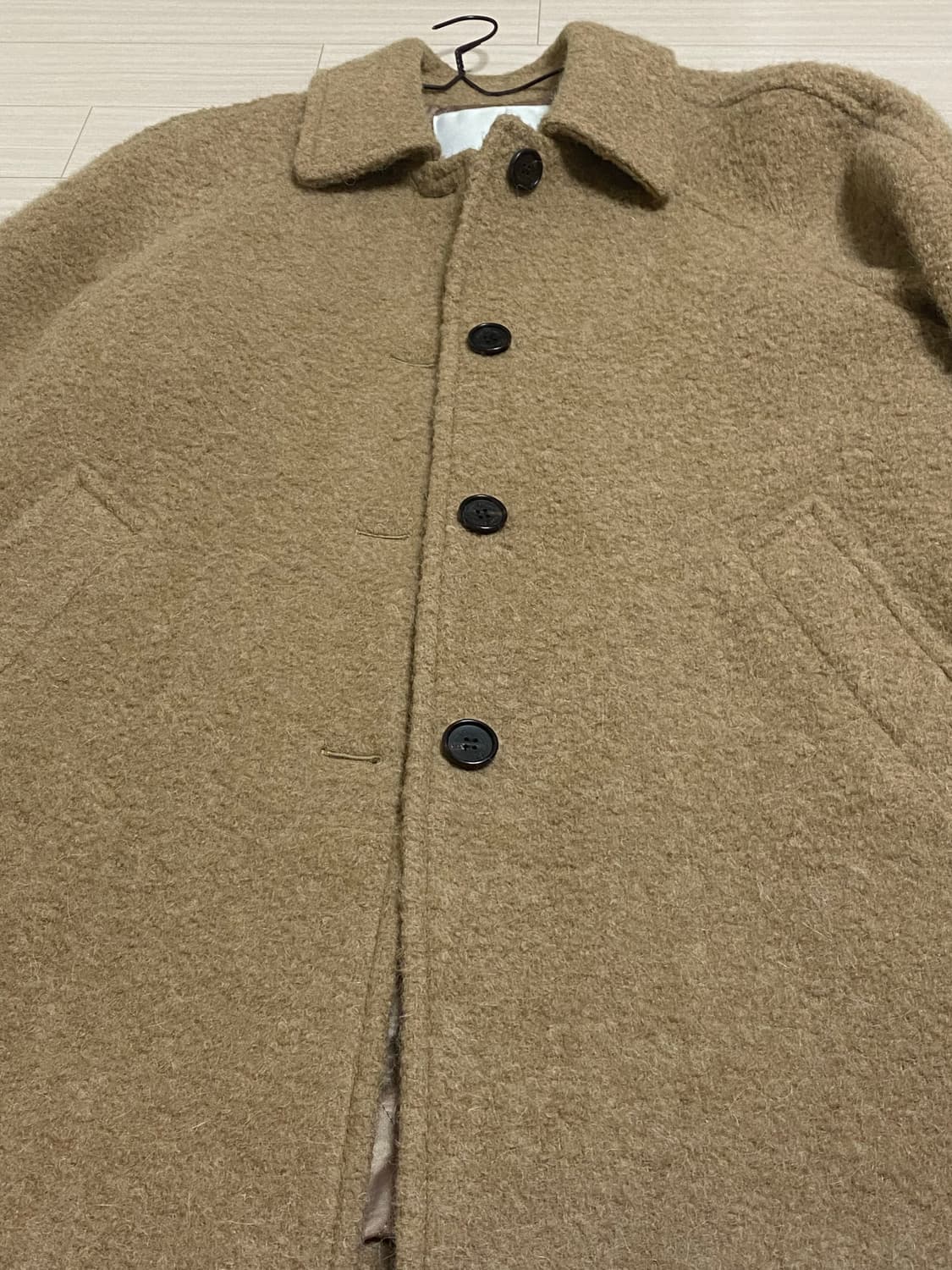 던스트 알파카 맥 코트(카멜) s 판매합니다 상품이미지4