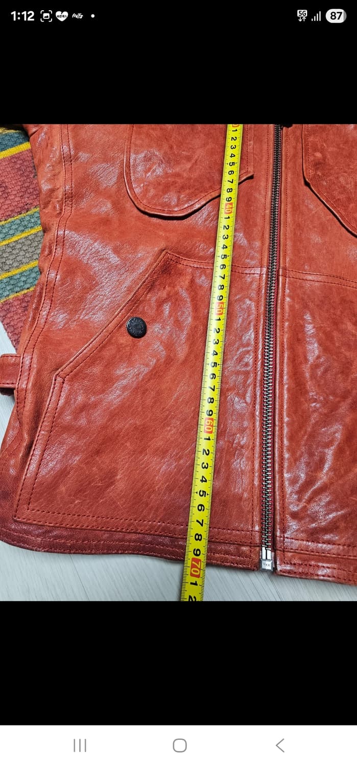 정품 돌체앤가바나 남성양가죽 자켓 90 상품이미지4