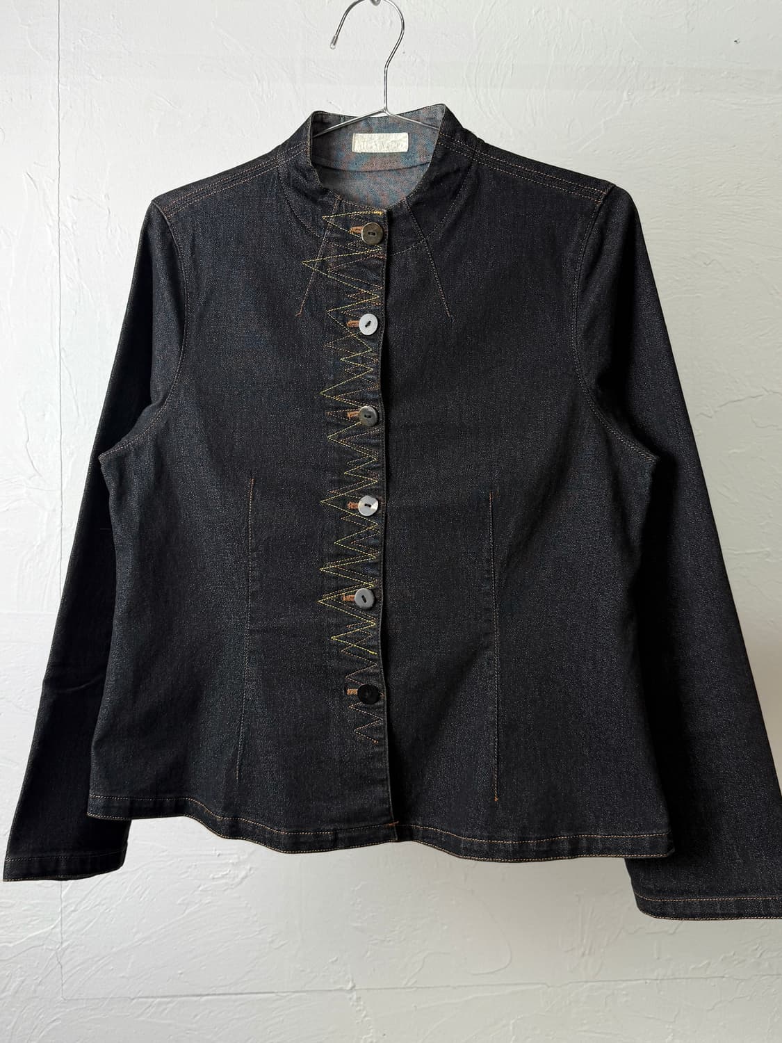 Miyaco 스티치 데님 자켓 상품이미지2