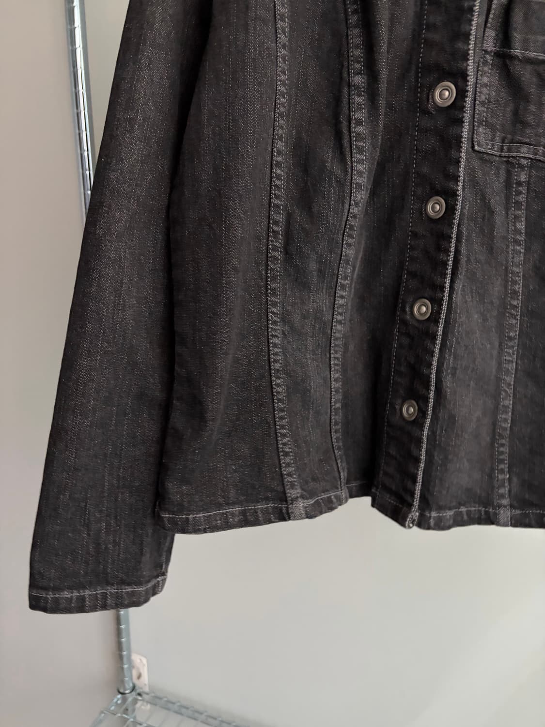 빈티지 흑청 자켓 상품이미지3