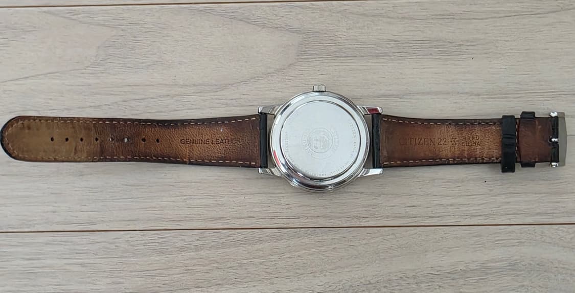 시티즌 (CITIZEN) 부엉이 흰판 블루핸즈 데이 & 데이트 솔라 에코 상품이미지6