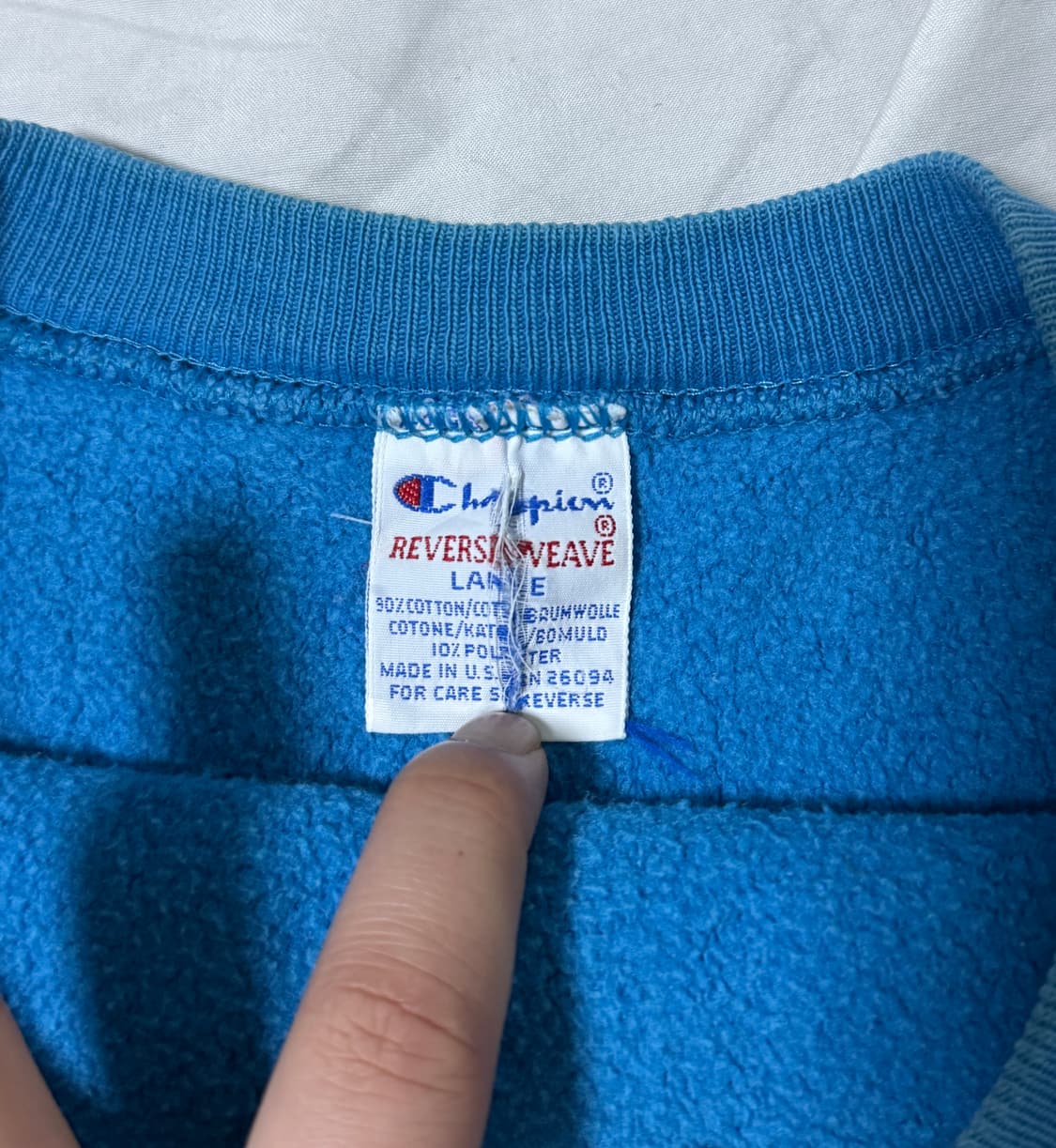 90s usa 챔피온 리버스위브 스웨트셔츠 상품이미지6