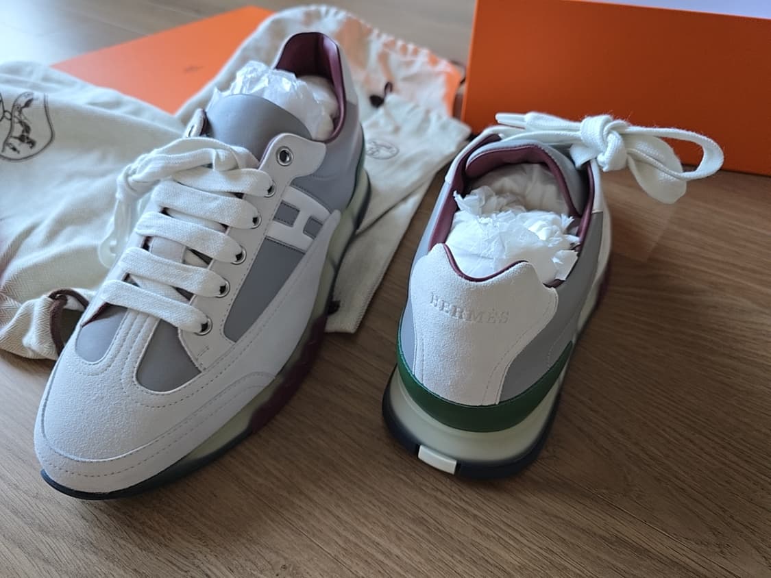 에르메스 트레일 스니커즈 41.5(270~275)백화점 정품 상품이미지5