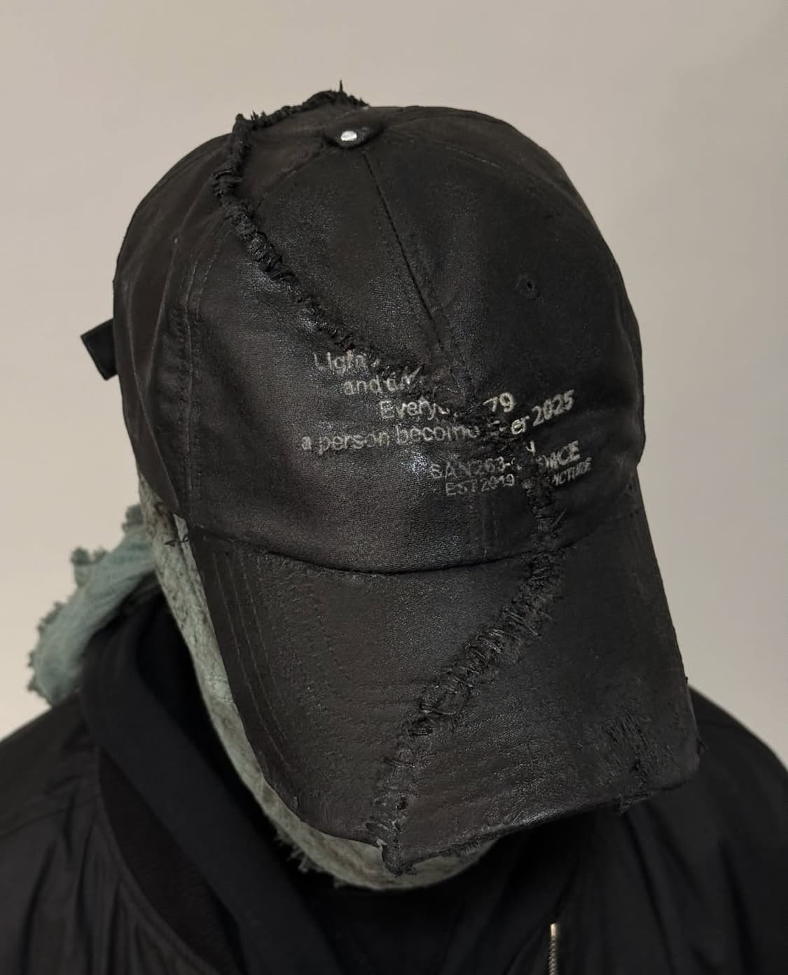 fffpostalservice split waxed damaged cap 상품이미지2