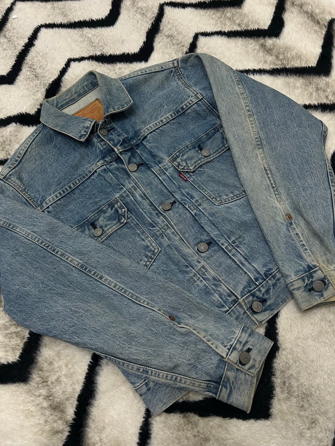 [38]리바이스 90s 71507xx Big e 데님 트러커 자켓 상품이미지2