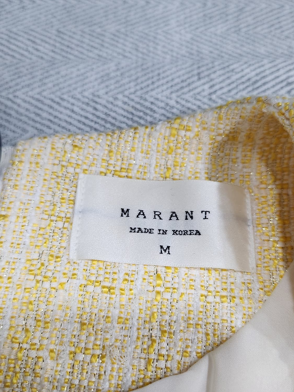 [M] MARANT 마랑 트위드 반팔 원피스 하객룩 오피스룩 상품이미지4