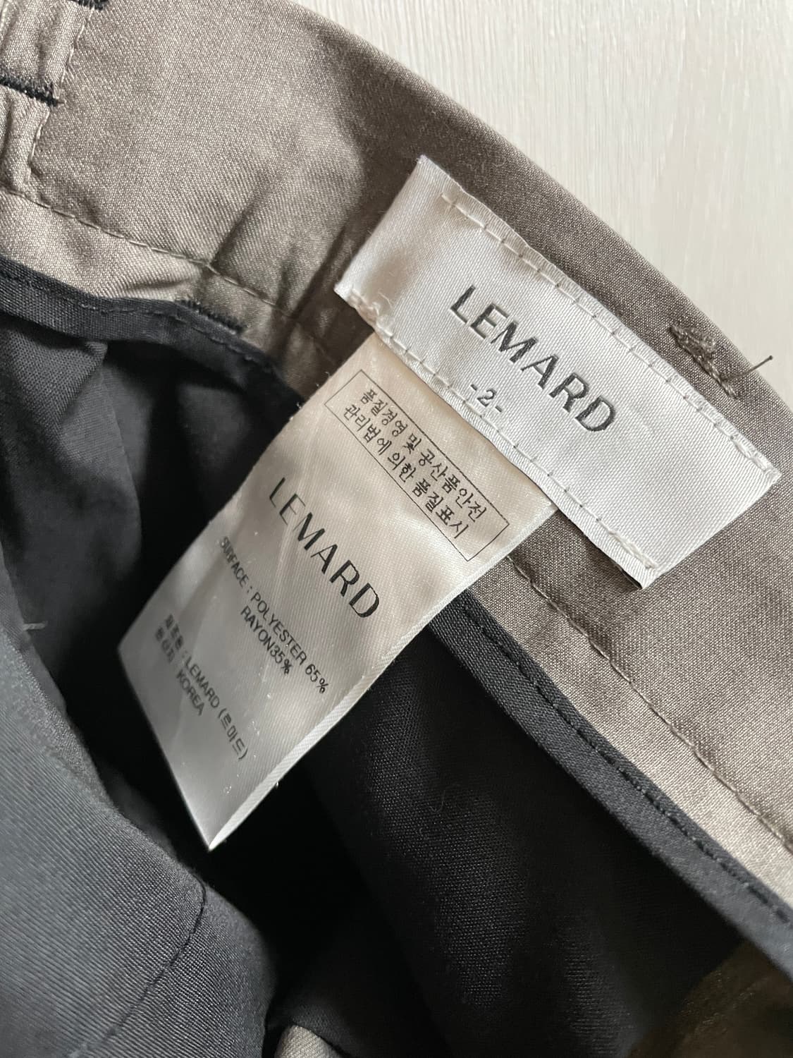 르마드 엘레강트 셋업(하프셔츠,슬랙스) 브라운 상품이미지7