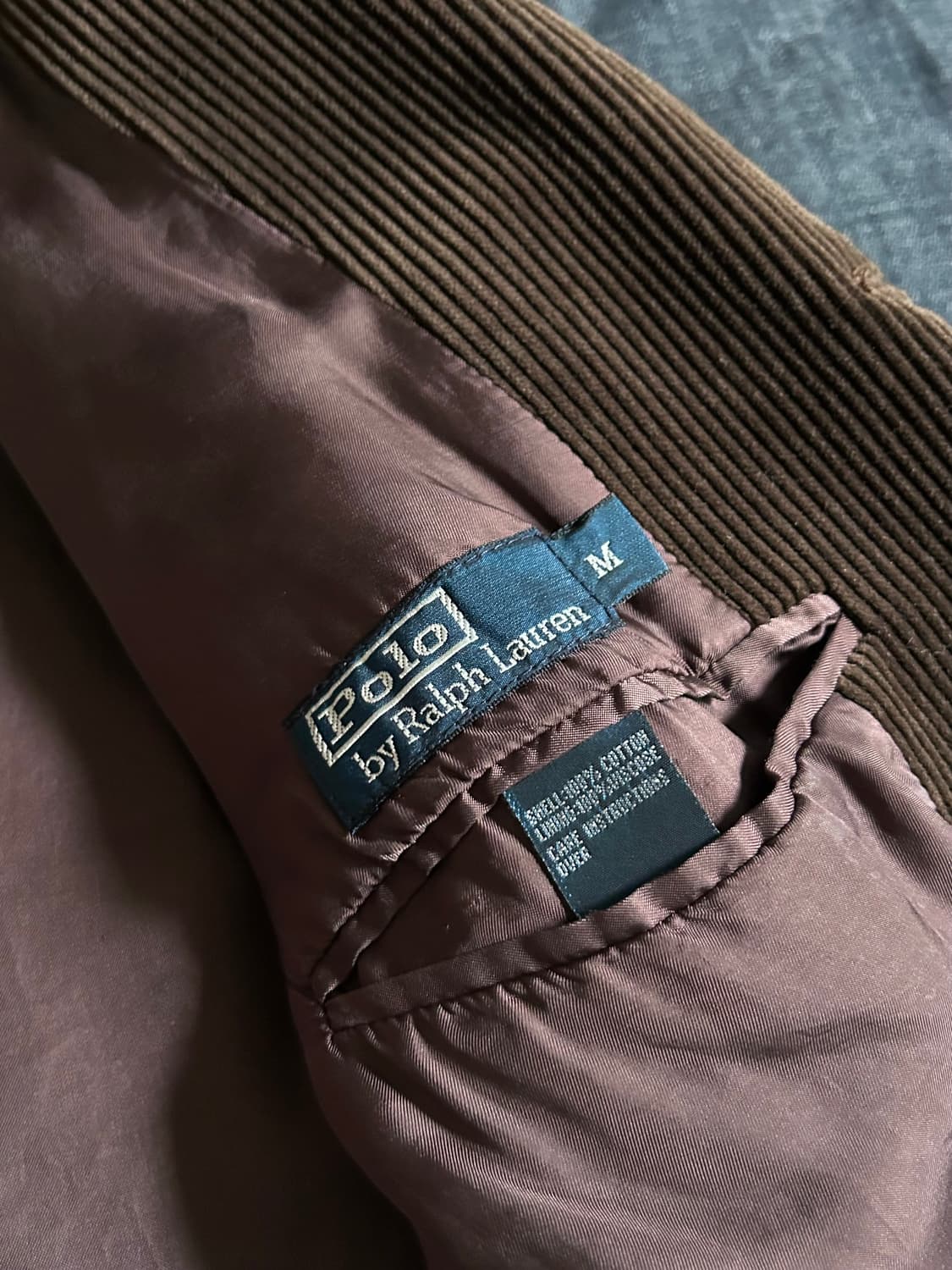90s 폴로 랄프로렌 코듀로이 블레이저 Made in Macau 상품이미지7