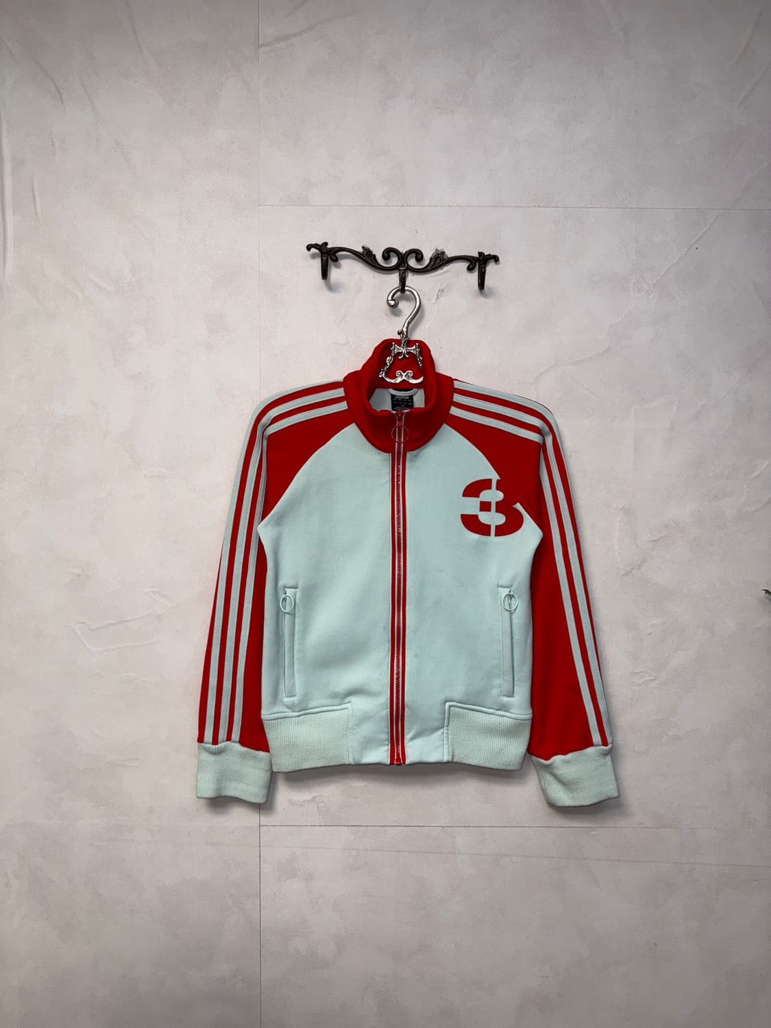 Adidas 80’s mint red track jersey  상품이미지5