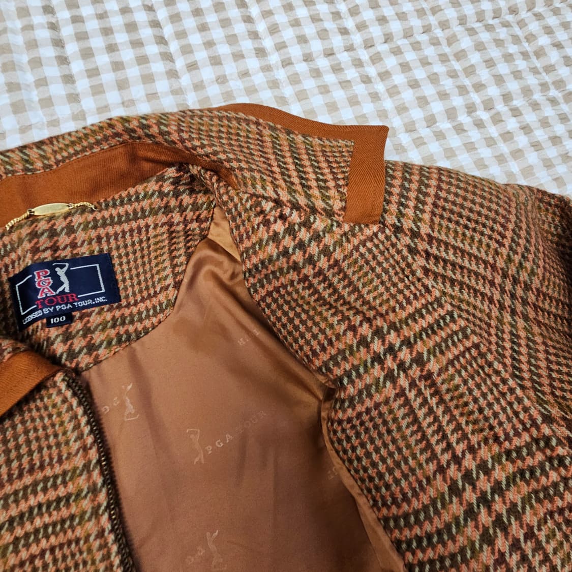 PGA 골프 울100 집업점퍼 남자100 상품이미지7