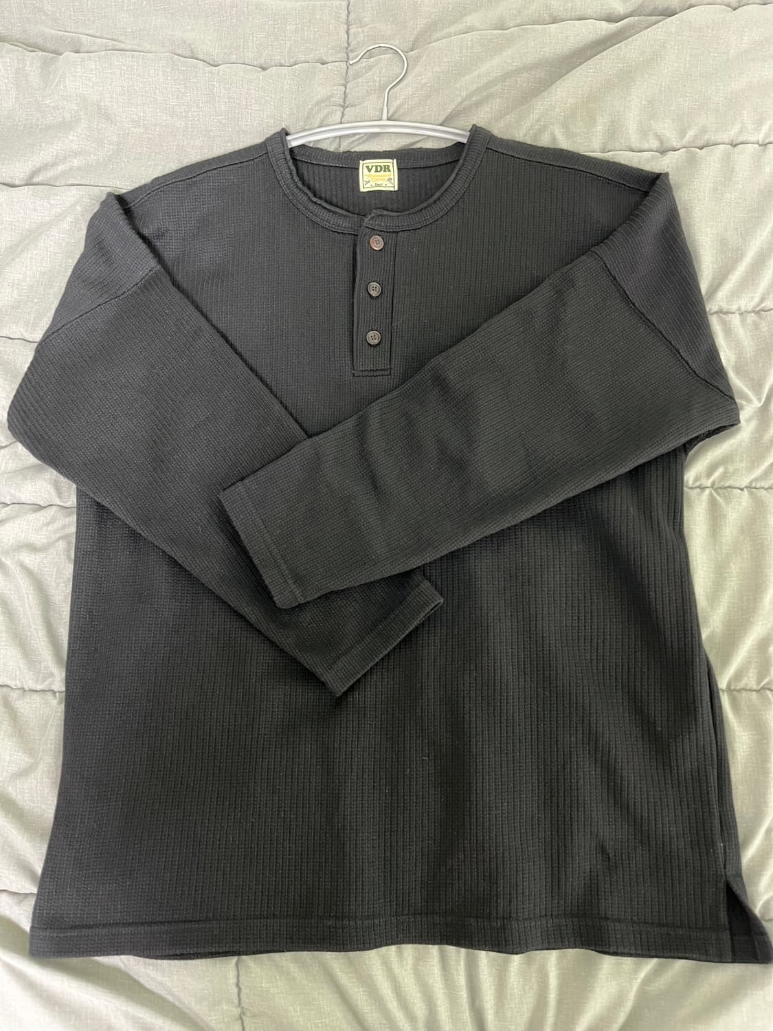 COZY HENLYNECK LONG SLEEVE [Black] 상품이미지1