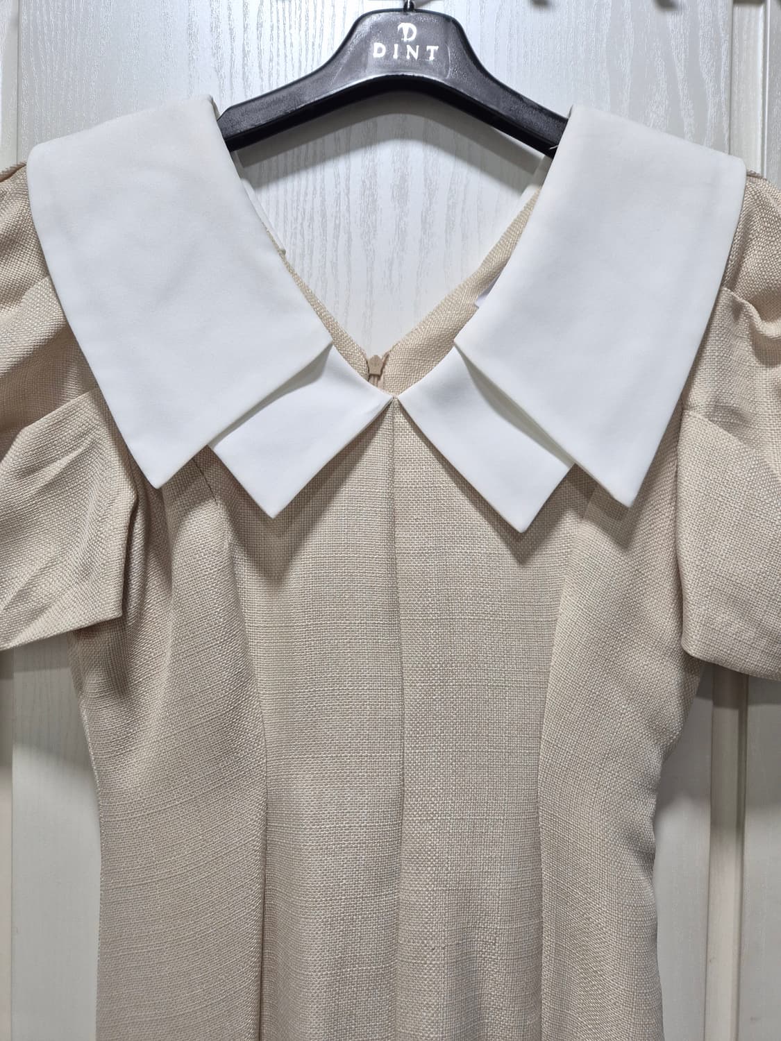 (세일)(새상품)DINT 칼라 배색 반팔 원피스 상품이미지6