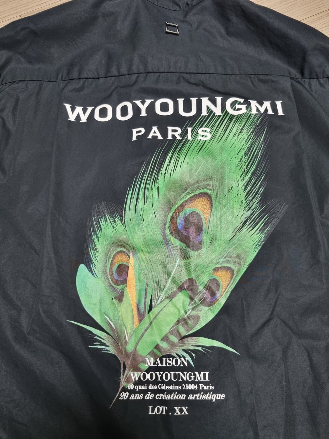 우영미 깃털 백로고 셔츠 상품이미지6