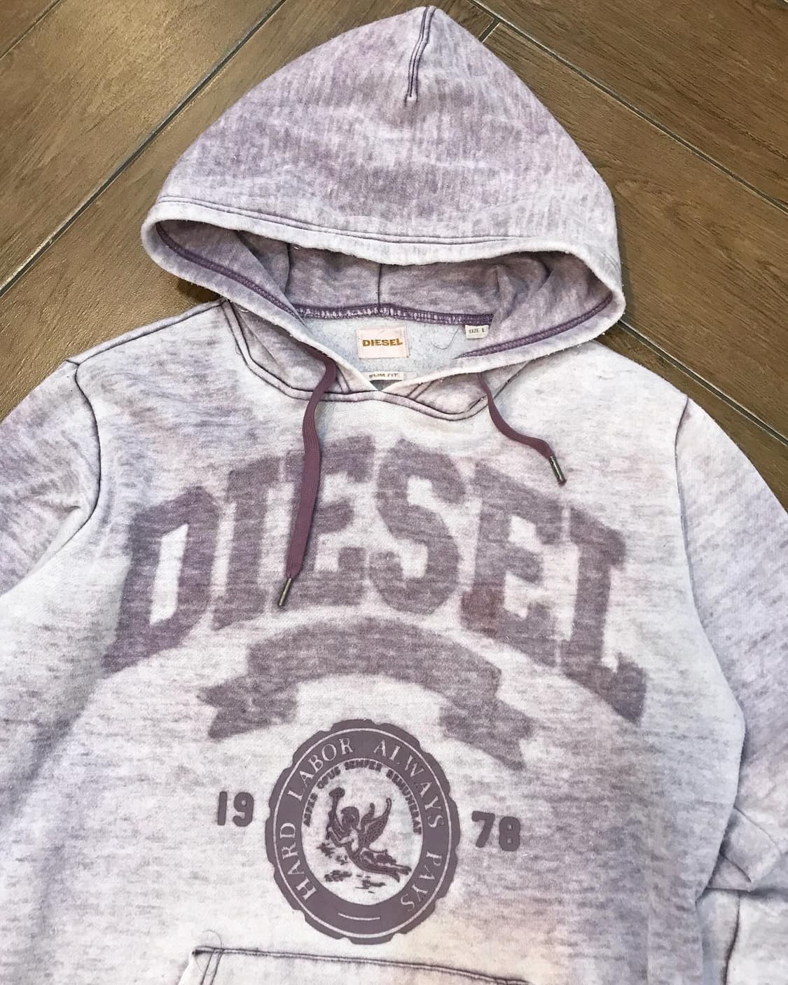 Diesel Washed Logo Hoodie 상품이미지8