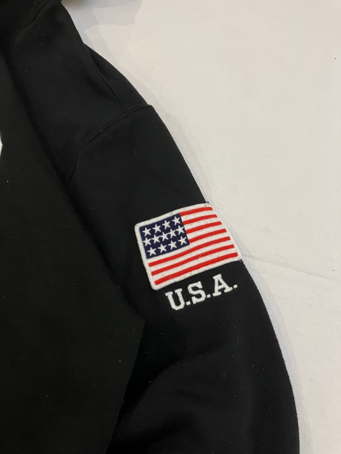 폴로 랄프로렌 성조기 치프키프 빅로고 후드티 블랙 상품이미지2