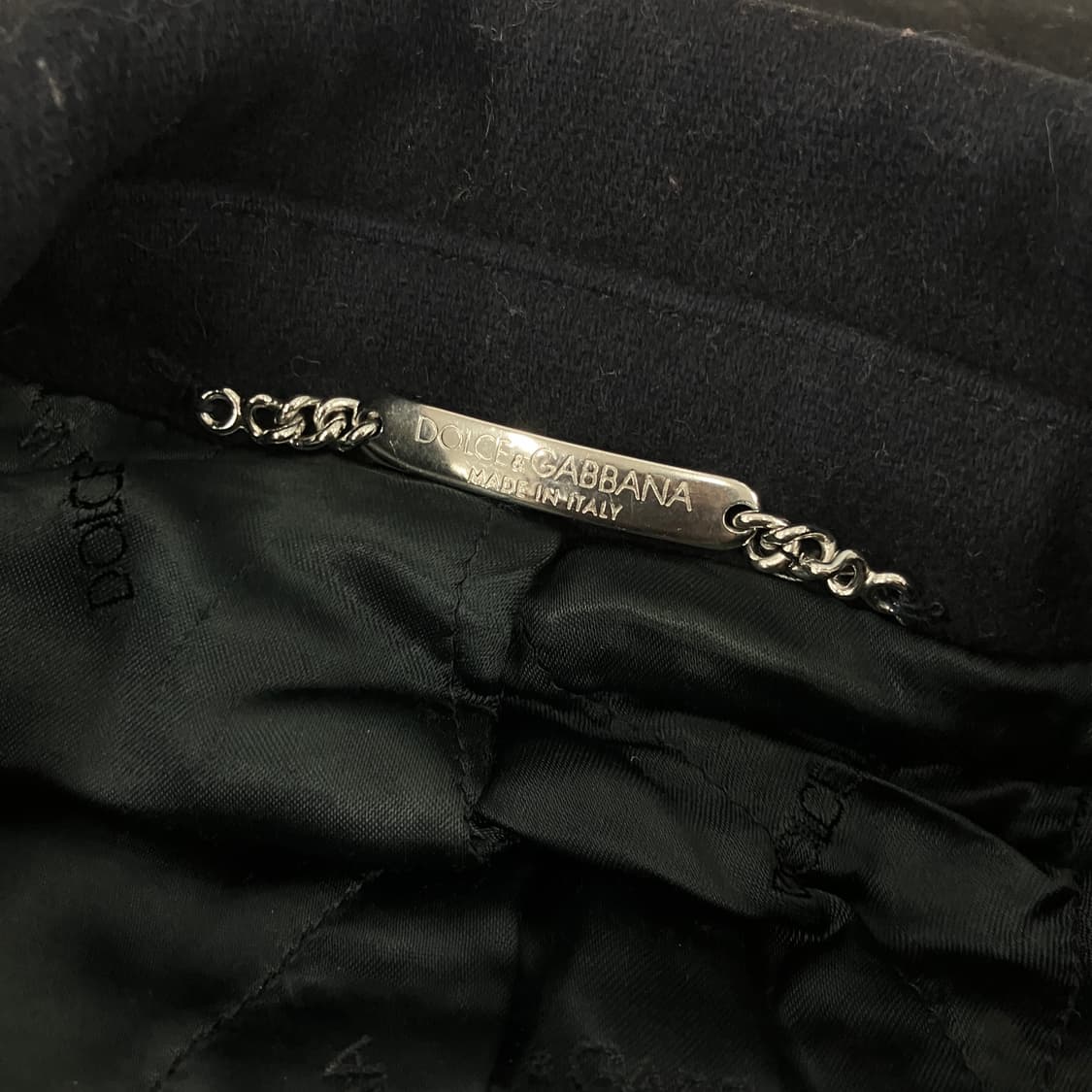 돌체앤가바나 블랙 피코트 50 상품이미지3