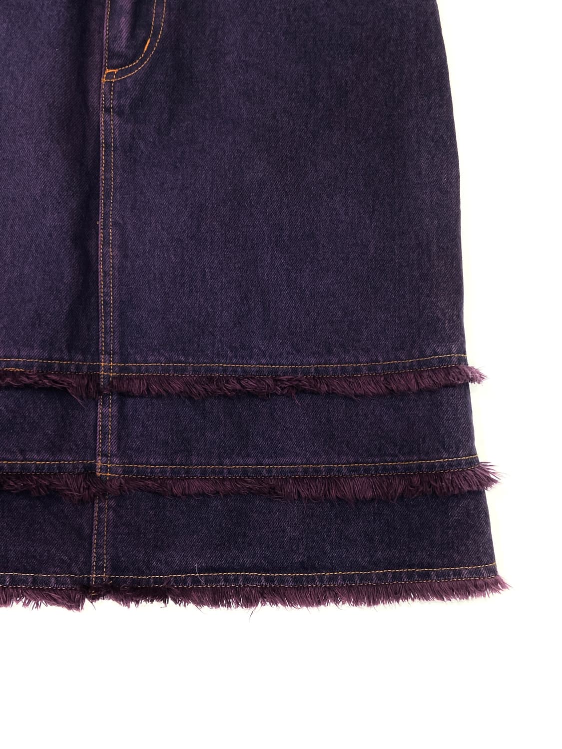 JPN Purple Denim Skirt 상품이미지2