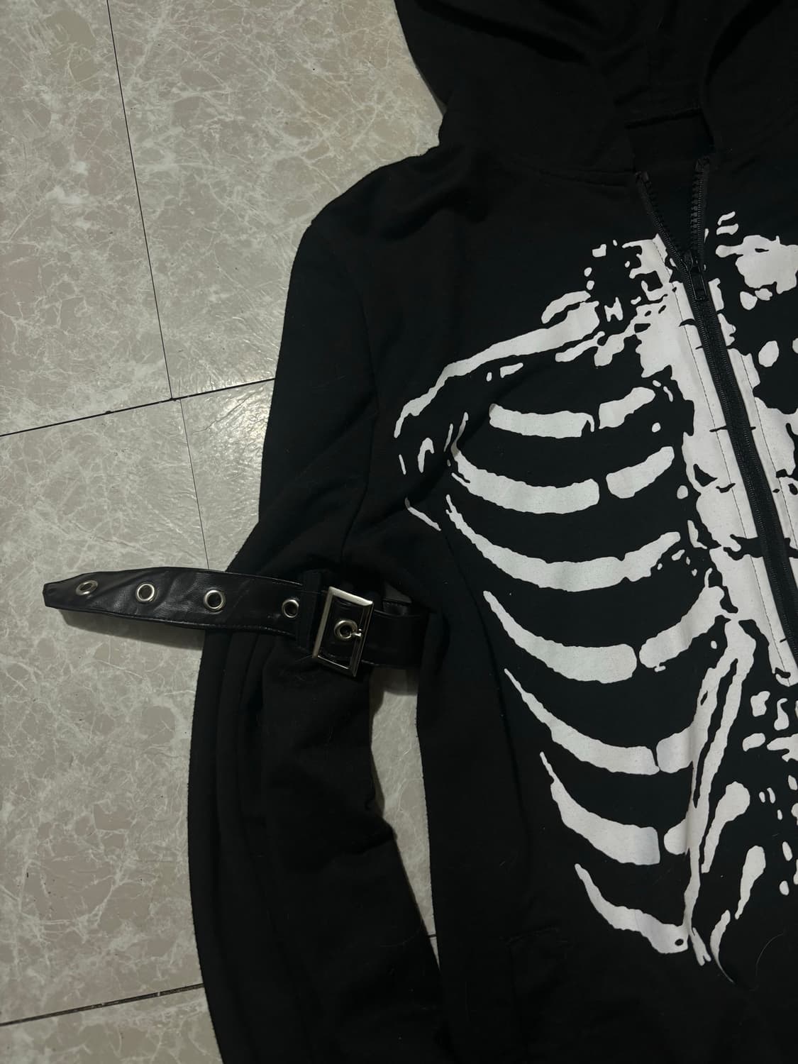 “Unknown” 00’s Bondage Punk Skull Cat Ho 상품이미지3