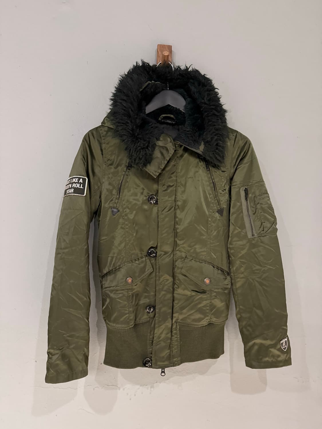 Hood fur n2b 2-way zipper jumper 상품이미지5