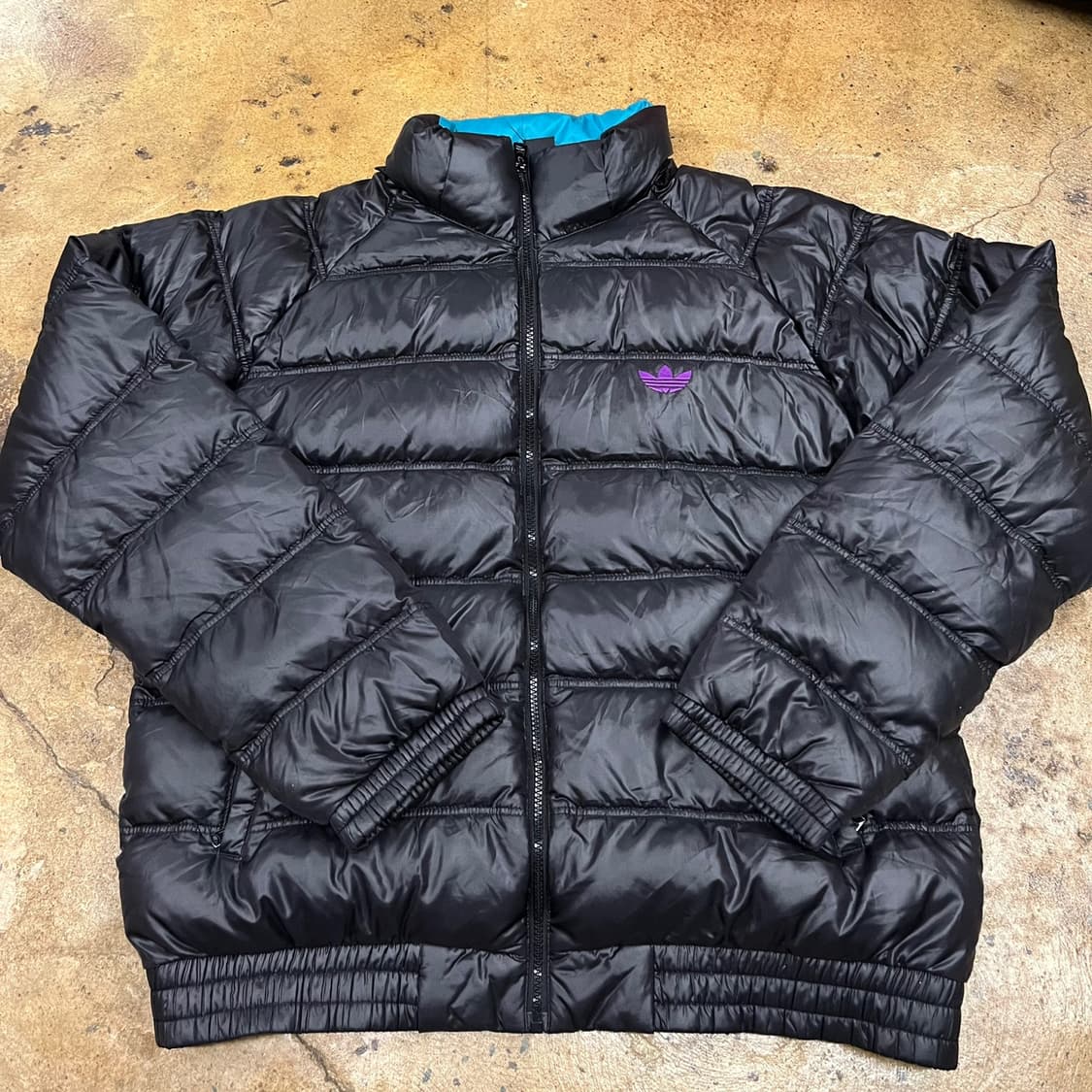 [정품/105] 아디다스 오리지널 구스 패딩 블랙 b15 상품이미지2