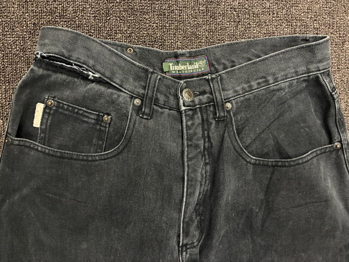 31)팀버랜드 빈티지 여성 흑청 데님팬츠 상품이미지2