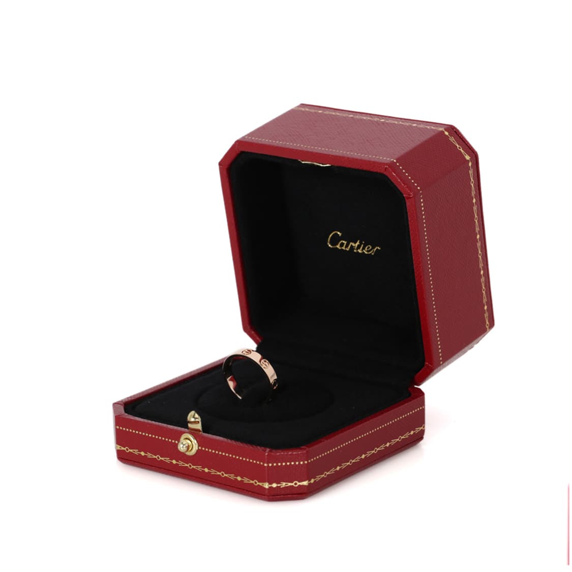 까르띠에 핑크골드 러브링 스몰 모델 18K PG 반지 50호 보증서 상품이미지10