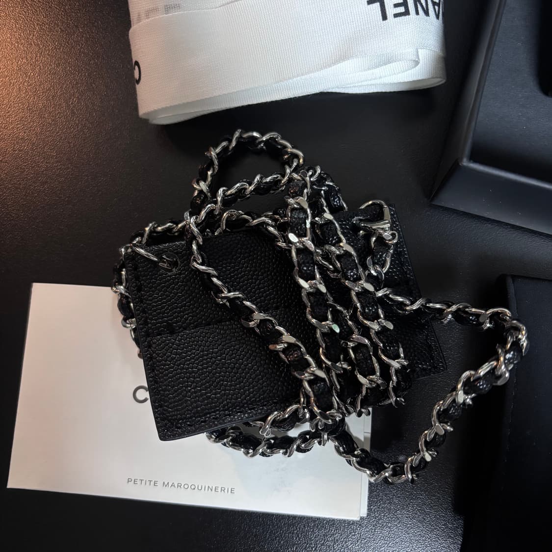 샤넬 클래식 똑딱이 은장 (내장칩) 상품이미지2