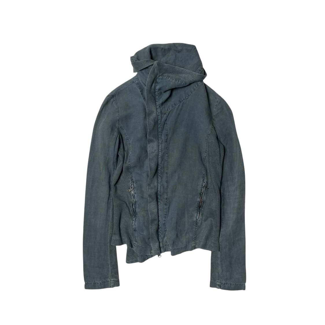 Tandem 하이넥 린넨 블렌드 집업 자켓 (italy made) 상품이미지4