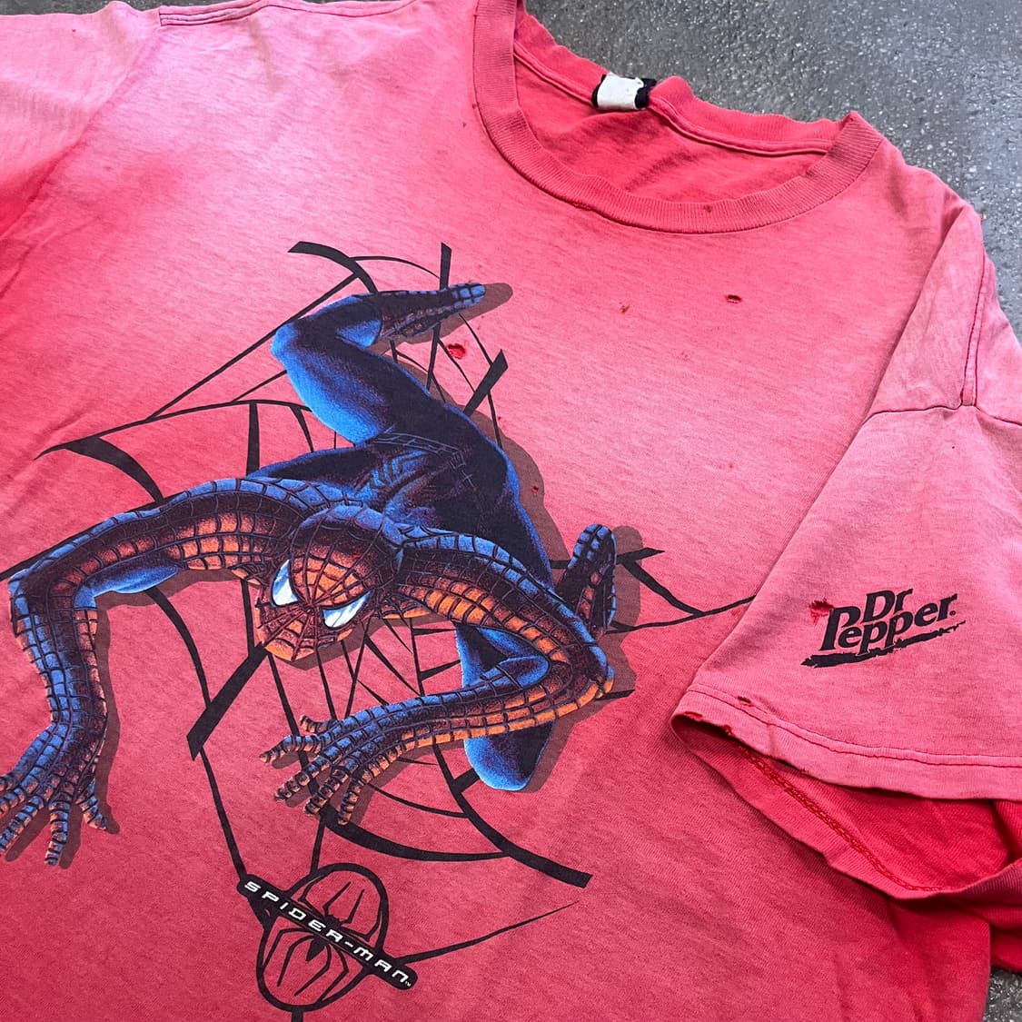 00s 스파이더맨 프린팅 티셔츠 (105-110) 상품이미지3