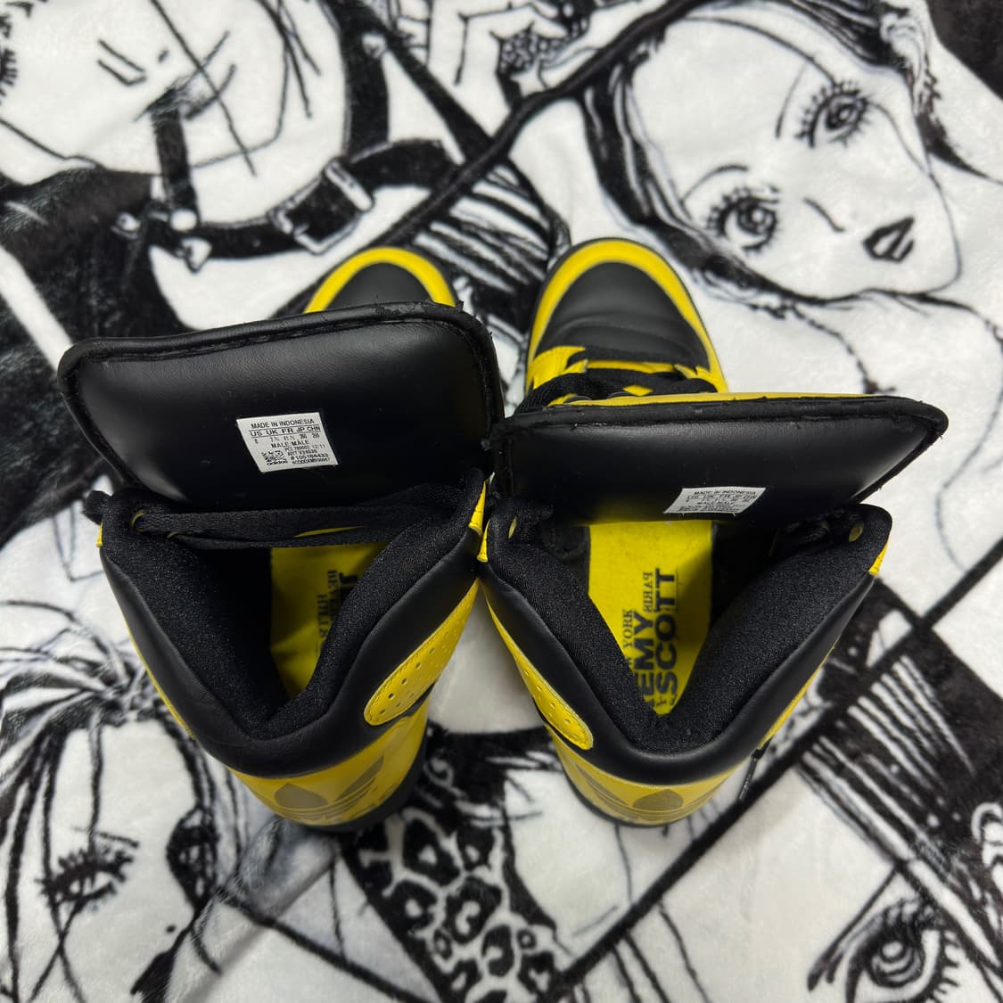 아디다스 제레미스캇 인스팅트 하이 옐로우 상품이미지6