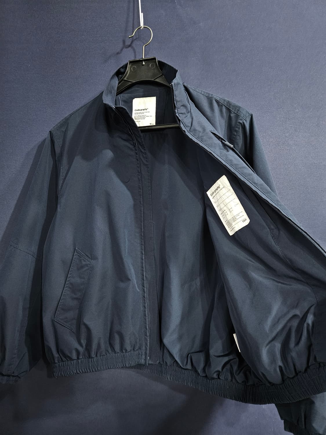 코드그라피 네이비 남성 오버핏 95~100 자켓  상품이미지8