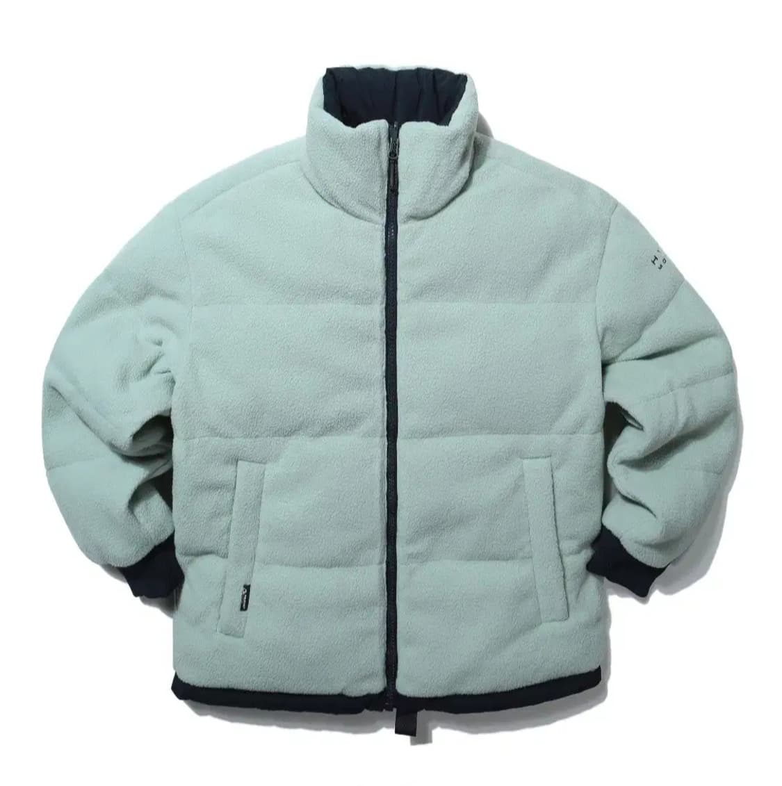(새제품)K2공용 플리스,다운 리버시블 오버핏 블랙,민트(실측95~100 상품이미지6