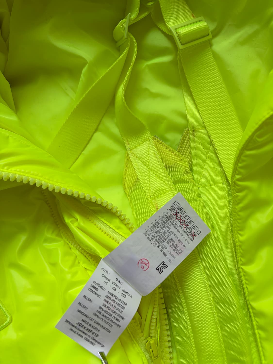 준지 18fw LAPPED 구스다운 낙하산 패딩  점퍼 JUUN.J 상품이미지3