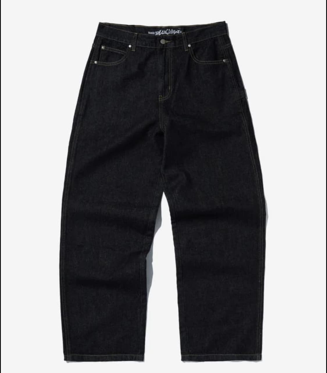 스웨이드 인디고 데님 팬츠 s 상품이미지1