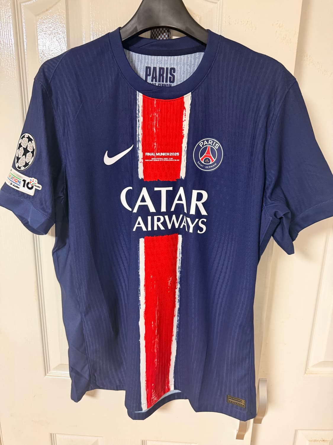 24 25 파리생제르맹  PSG 챔피언스리그 결승 흐비차 어센틱 유니폼 상품이미지3