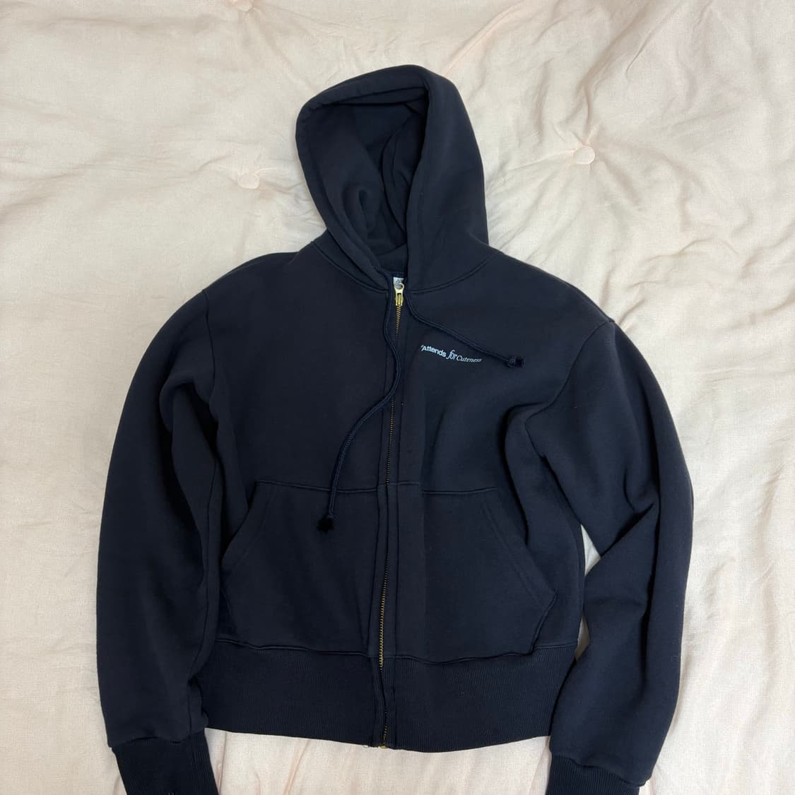 Attends for hoodie (Deep Navy) 상품이미지2