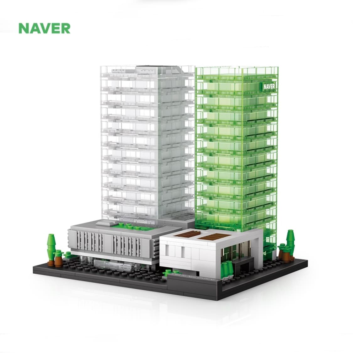 NAVER 1784 & 그린팩토리 사옥 브릭 레고 블럭 + 증정품 상품이미지6