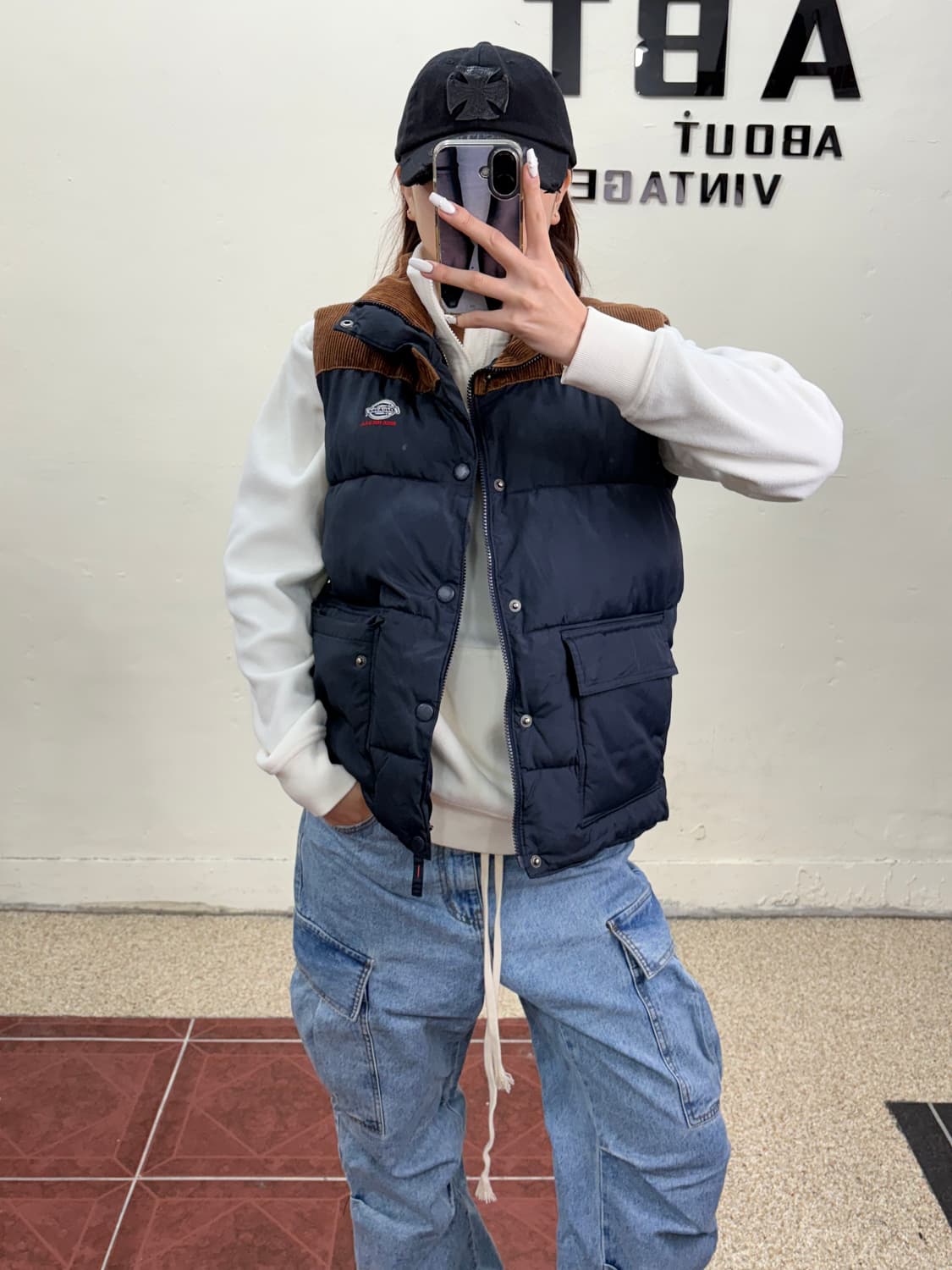 디키즈 코듀로이 패딩 베스트 상품이미지4