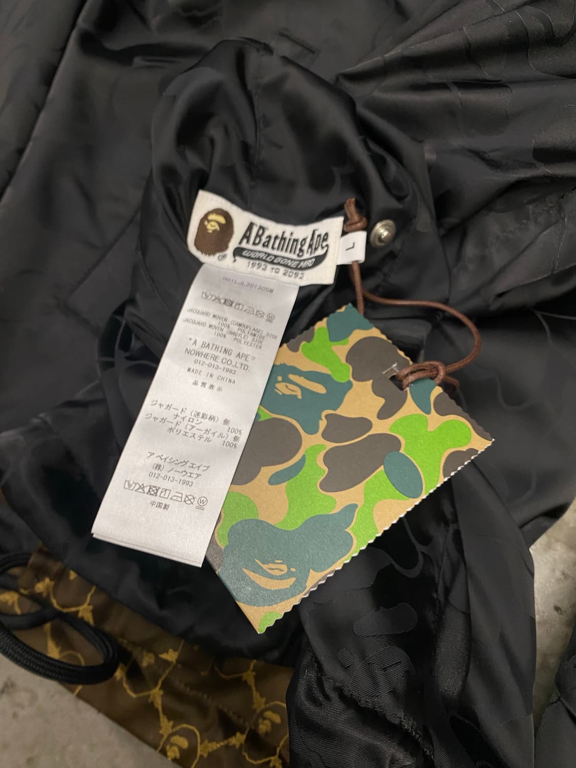 새상품 베이프 리버시블 코치 자켓  상품이미지5