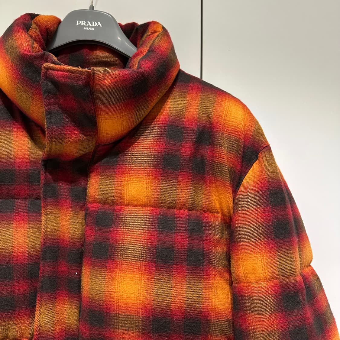 자라 체크플레이드 패딩 상품이미지5