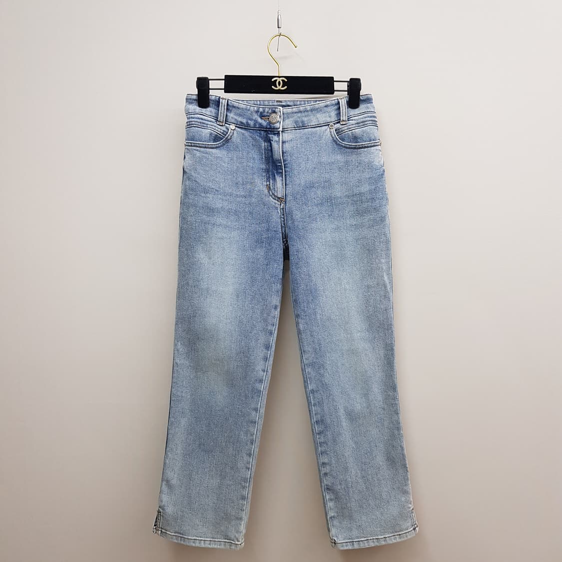 한섬 마인 2024 워싱 스트레이트 데님 팬츠 67-98사이즈 상품이미지3