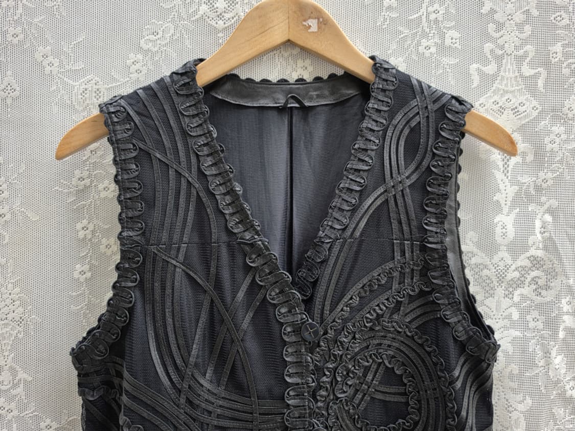 80s 일본 양가죽 베스트 (made in japan) 상품이미지2