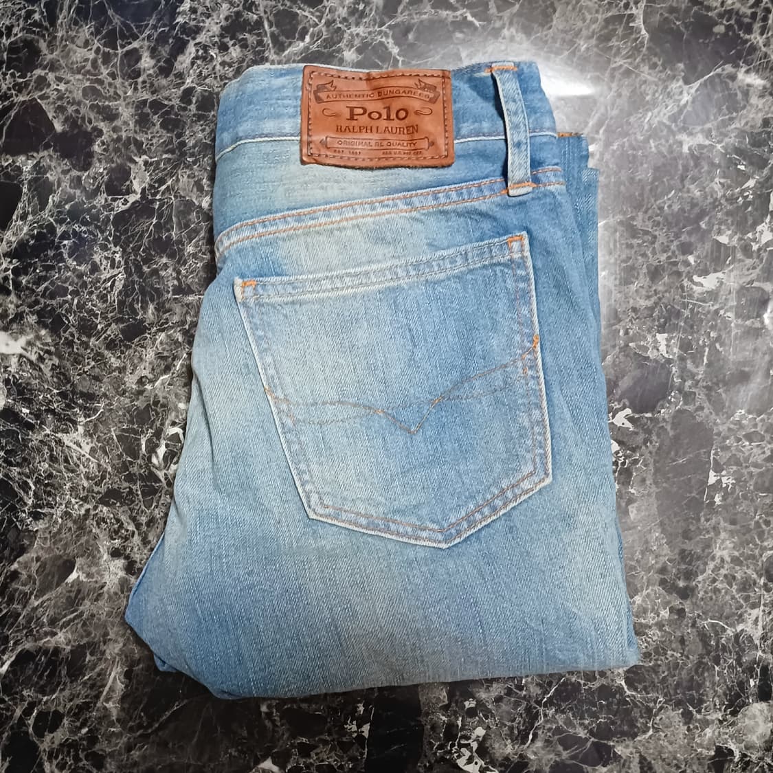 Polo 폴로 데미지드 워싱 데님 팬츠 (청바지) 상품이미지1