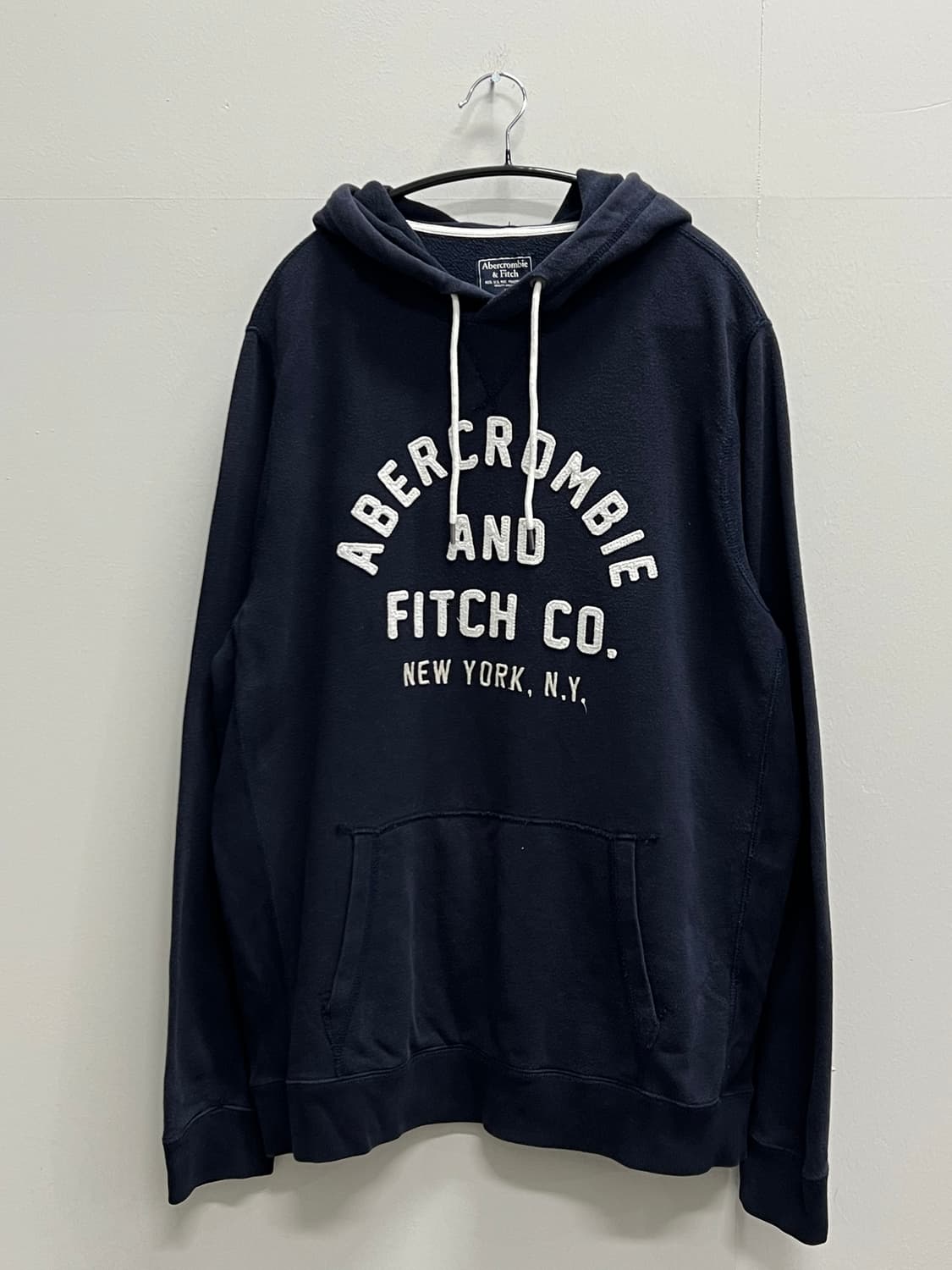 아베크롬비 패치로고 후드 티 다크네이비 상품이미지2