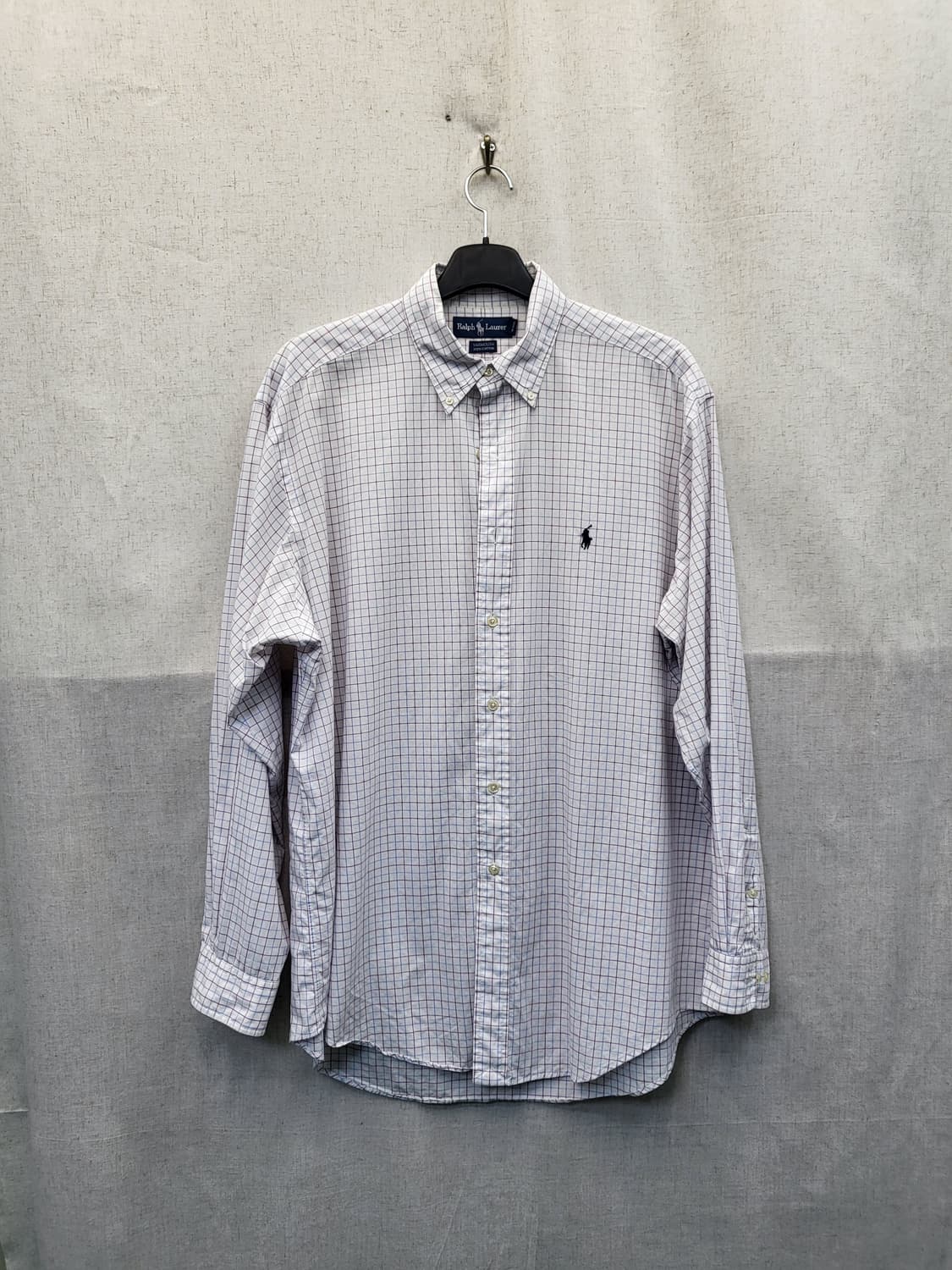 폴로 랄프로렌 체크 긴팔 셔츠 상품이미지1